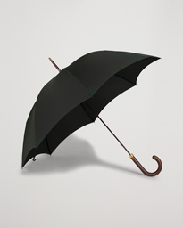  Polished Hardwood Umbrella  Racing Green