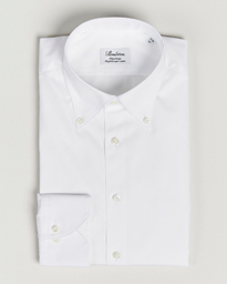  Fitted Body Button Down Shirt White