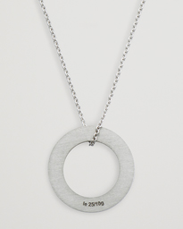  Circle Necklace Le 2.5  Sterling Silver