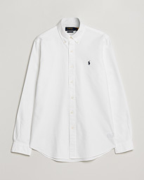  Custom Fit Garment Dyed Oxford Shirt White