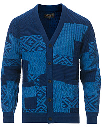 beams patchwork cardigan