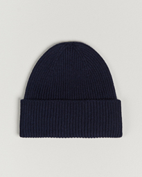  Merino Wool Beanie Navy Blue