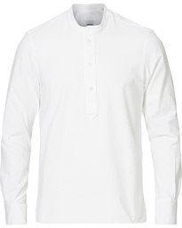  Long Sleeve Popover Tee White