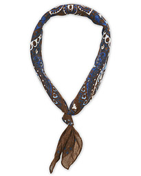  Cotton Large Print Bandana Brown