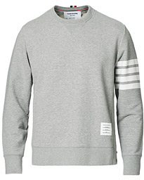  4 Bar Loopback Sweatshirt Heather Grey