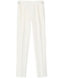  Silk/Linen Burma Trousers Light Beige