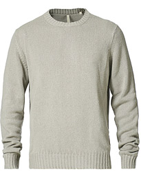  Silk Crew Neck  Light Grey