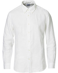  Regent Fit Linen Sport Shirt White