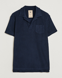  Short Sleeve Terry Polo Navy