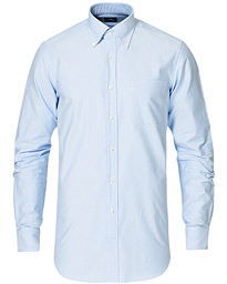  Slim Fit Oxford Button Down Shirt Light Blue