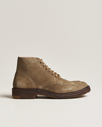  Nuvoflex Lace Up Boot Stone Suede