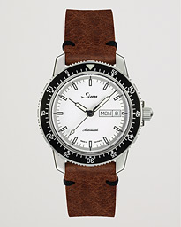  104 I W Pilot Watch 41mm Leather Strap White