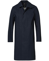  Oxford Bonded Cotton Coat Navy