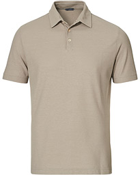  Ice Cotton Short Sleeve Polo Beige