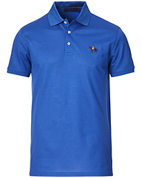  Mercerized Cotton Polo Copen Blue