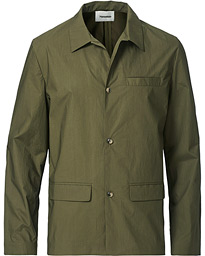  Light Poplin Overshirt Olive