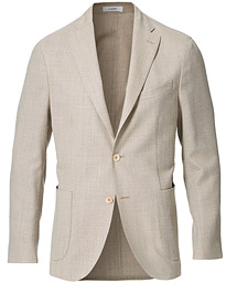  K Jacket Wool Hopsack Blazer Beige