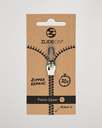  Normal Plastic Zipper Silver L