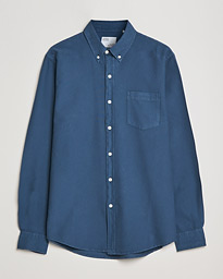  Classic Organic Oxford Button Down Shirt Petrol Blue