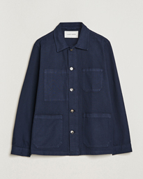  Herringbone Overshirt Navy
