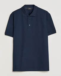  Mercerized Cotton Piquet Navy