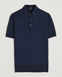  Sea Island Cotton Polo Navy