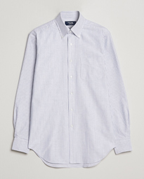  Slim Fit Striped Oxford BD Shirt Light Blue