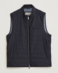  Impeccabile Padded Gilet Navy