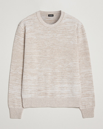 Oasi Cashmere/Cotton Melange Sweater Beige
