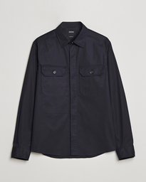  Premium Cotton Overshirt Navy