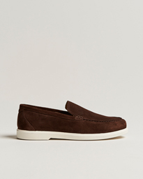  Tuscany Suede Loafer Chocolate