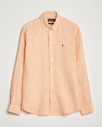 Douglas Linen Button Down Shirt Orange