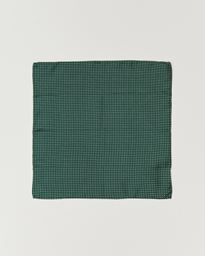  Handkerchief Dot Silk Bottle Green