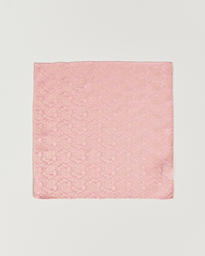  Tonal Paisley Silk Pocket Square Powder Pink
