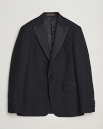  Frampton Wool Tuxedo Blazer Black