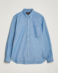  Chambray Button Down Shirt Light Blue