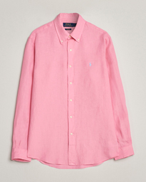  Custom Fit Linen Button Down Florida Pink