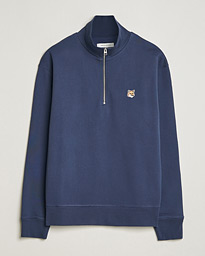  Fox Head Half Zip Sweatshirt Ink Blue