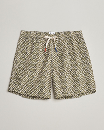  Printed Swim Shorts Green