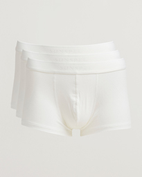 Sunspel 3-Pack Cotton Stretch Trunk White