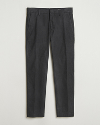  Theo Regular Fit Brushed Chinos Black Melange