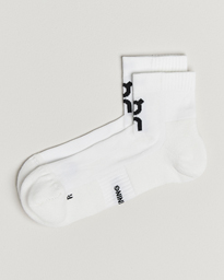  Core Run Sock Mid 2-Pack White