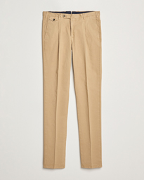  Gentleman Fit Cotton/Stretch Trousers Beige