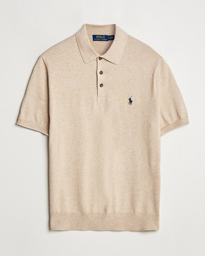  Cotton Knitted Polo Dune Melange