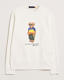  Crew Neck Bear Sweatshirt White