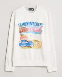  Printed Crew Neck Sweatshirt Off White