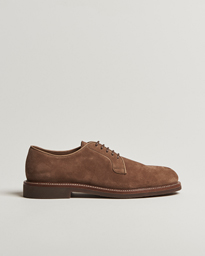  Plain Toe Derby Brown Suede