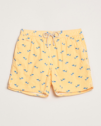  Printed Swim Shorts Yellow Malie Stripes