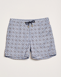  Bulldog Drawcord Paisley Swimshorts Wave Blue