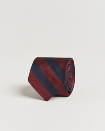 Kamakura ShirtsVintage Ivy Regimental Stripe Silk TieNavy/Burgundy